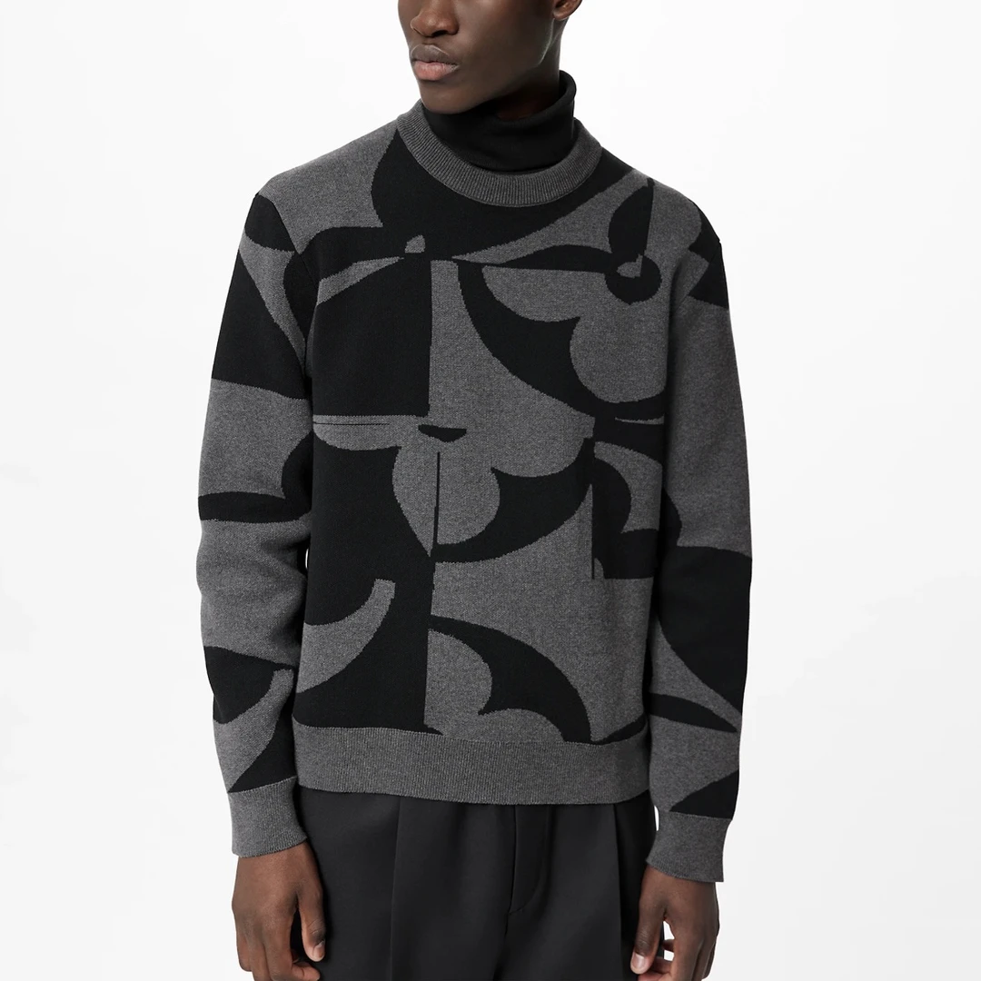 99新 LouisVuitton/路易威登 6122/老花针织衫/95新/无洗标/