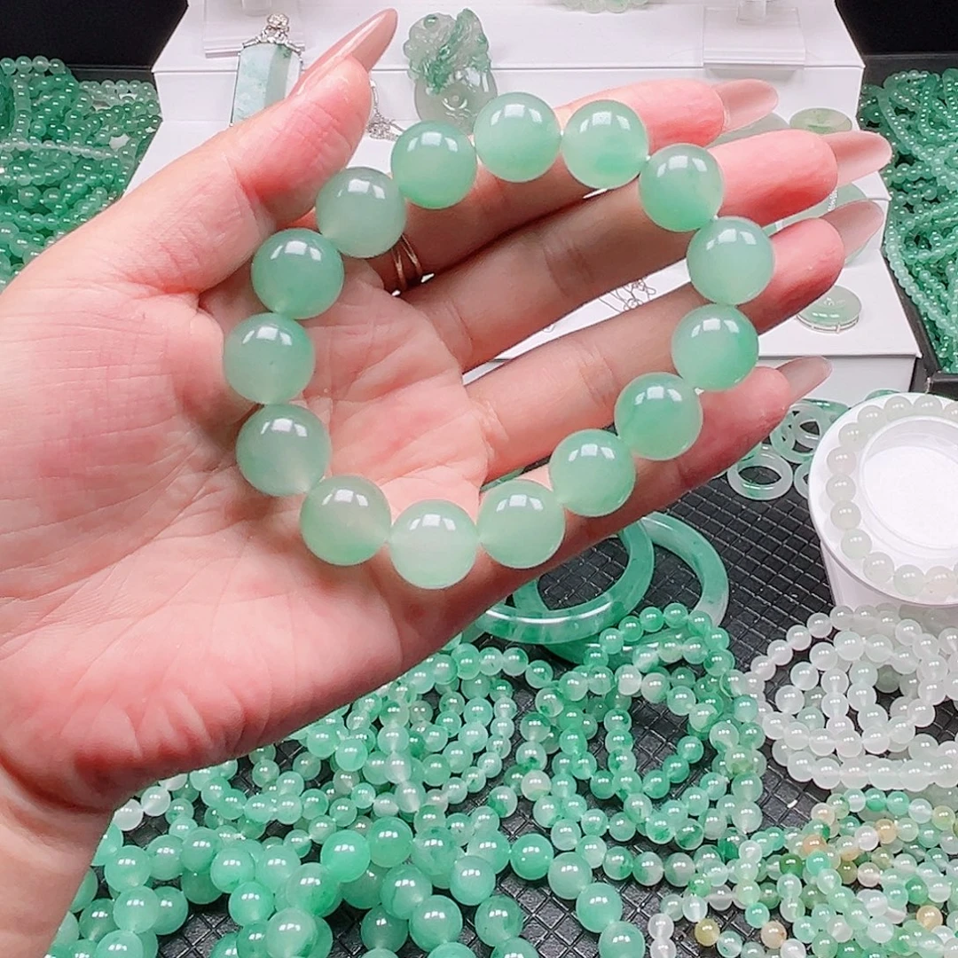 未镶嵌手链石英质玉（非洲翠）