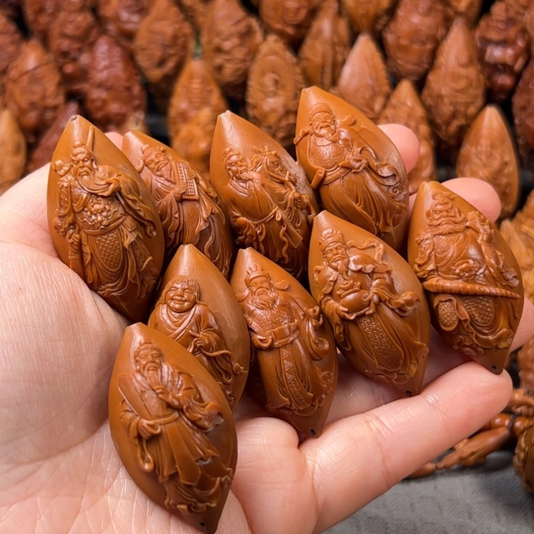 手串/手链橄榄核2.2接九路财神手持脖挂打神鞭