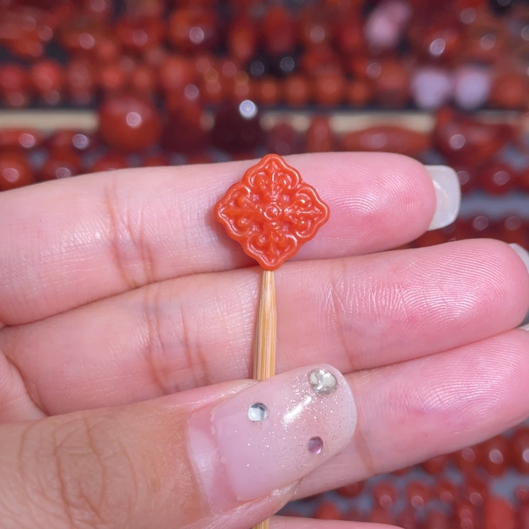 6***头南红玛瑙未镶嵌背云