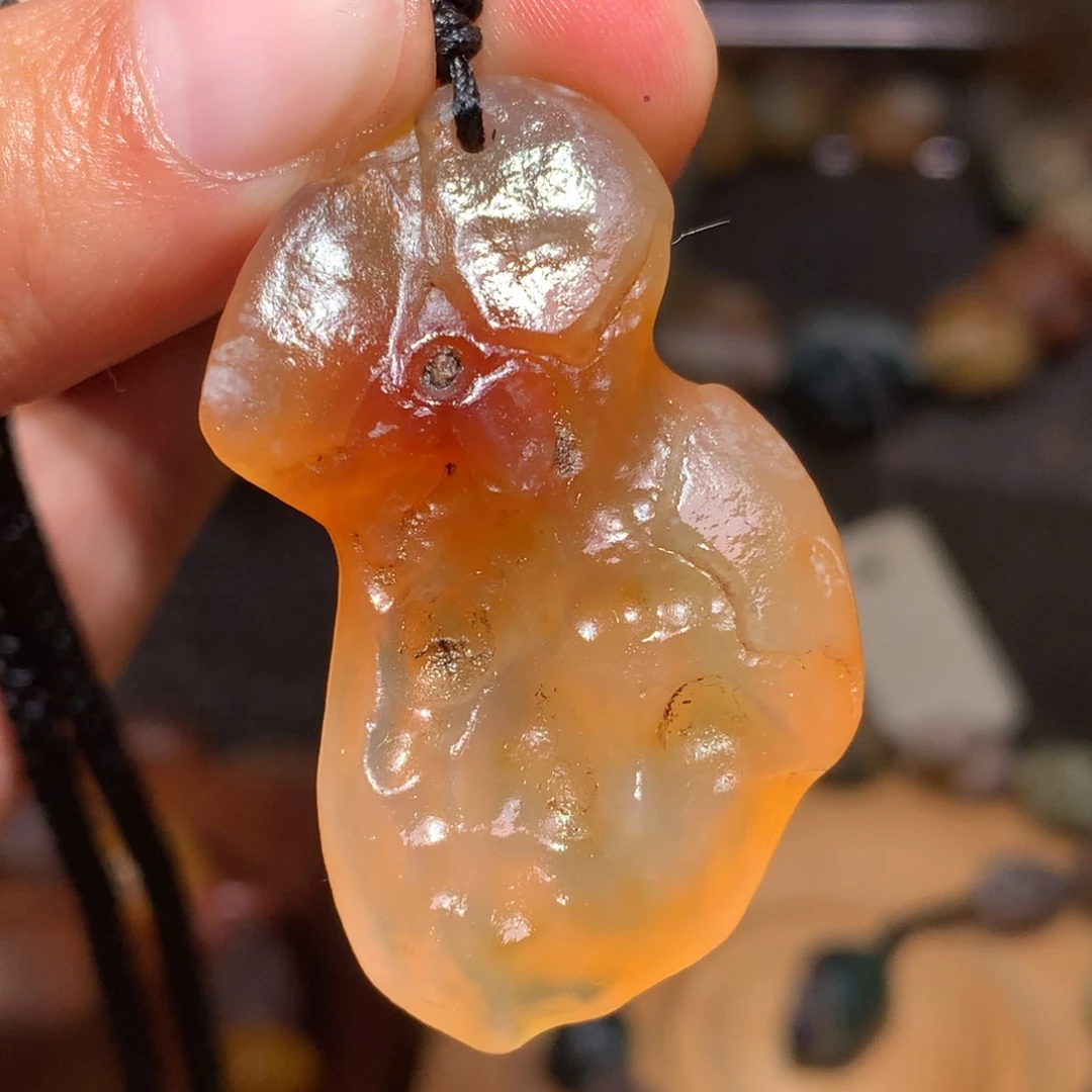 未镶嵌玛瑙/玉髓珠宝半成品