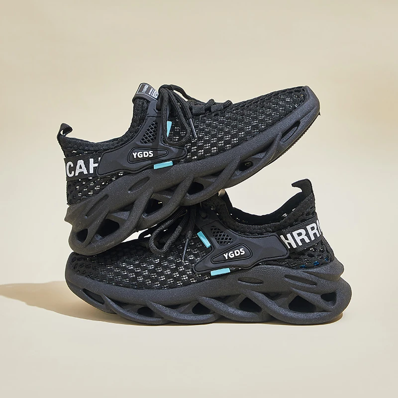 2025夏季新款飞织鞋韩版运动女网面透气休闲鞋平底凉鞋男女同款