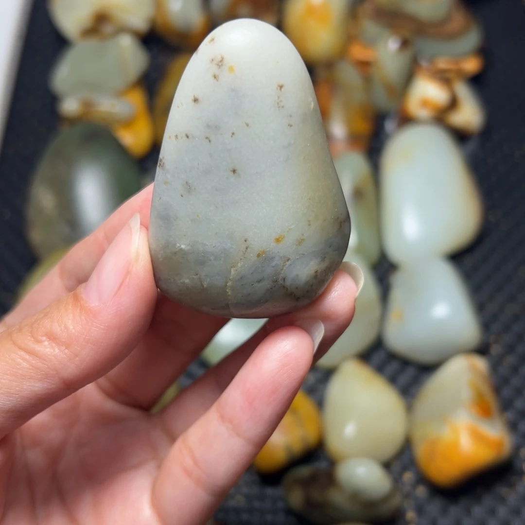 和田玉未镶嵌把件B71