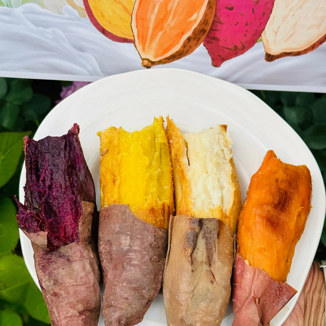 四色蜜薯组合装•玛莎莉•紫薯•东北老品种健康粗粮地瓜组合装