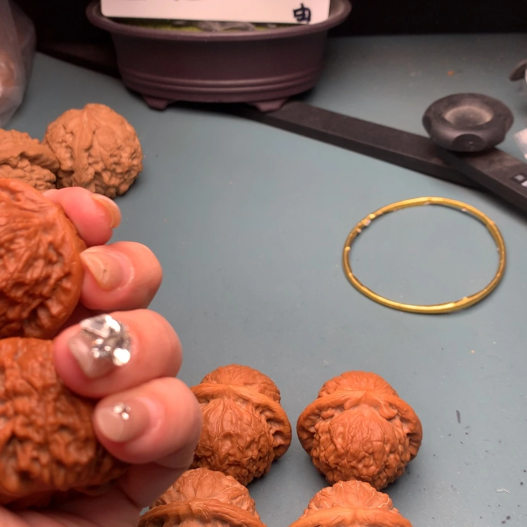 文玩核桃把件金麒麟4243