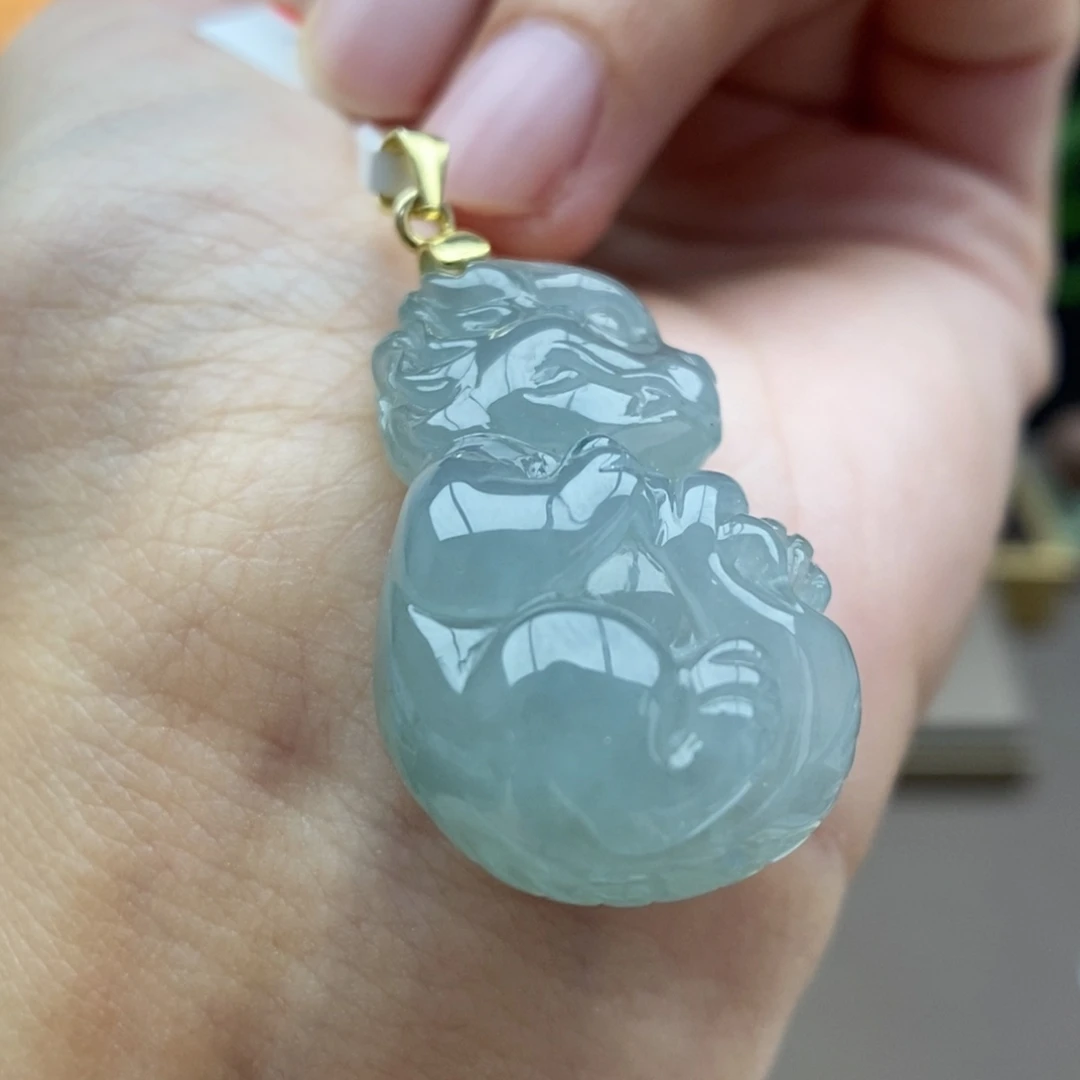 翡翠银S925镶嵌颈饰
