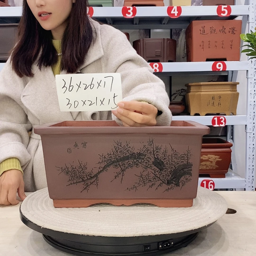 紫砂花盆紫砂花盆