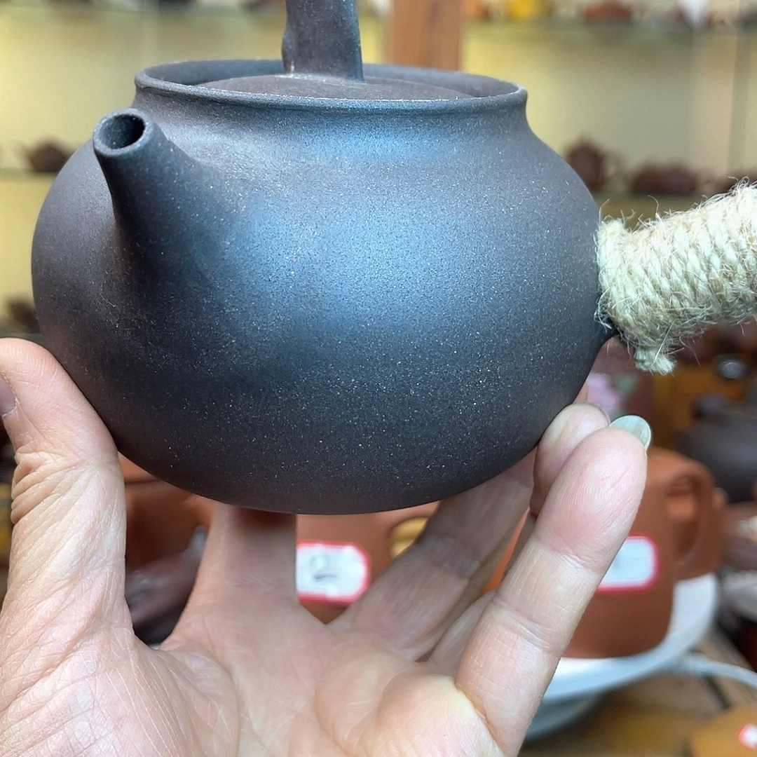 紫砂茶壶微瑕原矿紫砂煮茶壶