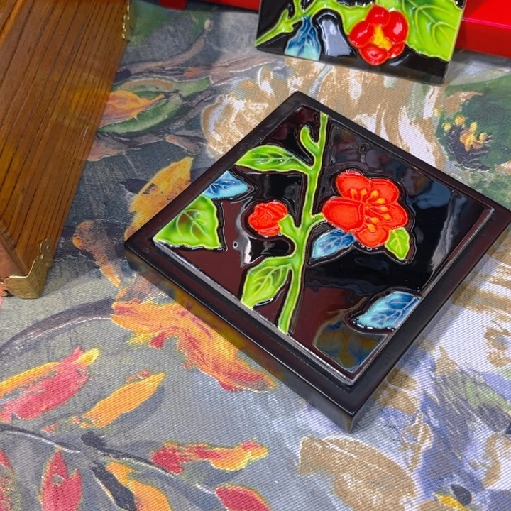 一体款瓷板画艺术作品