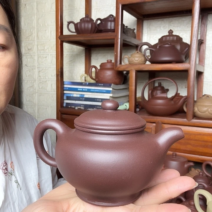 茶壶紫砂掇只300cc半手工