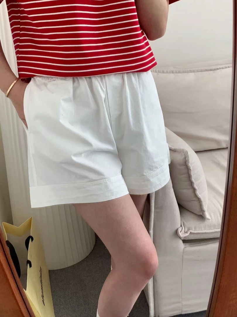 【Halo】糖果色马卡龙色夏季休闲百搭短裤