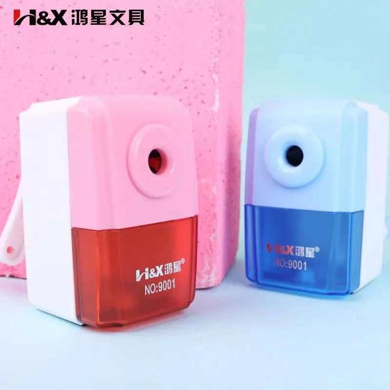 H&X/鸿星手摇转笔刀小学生铅笔自动削笔机儿童耐用卷笔刀削铅笔