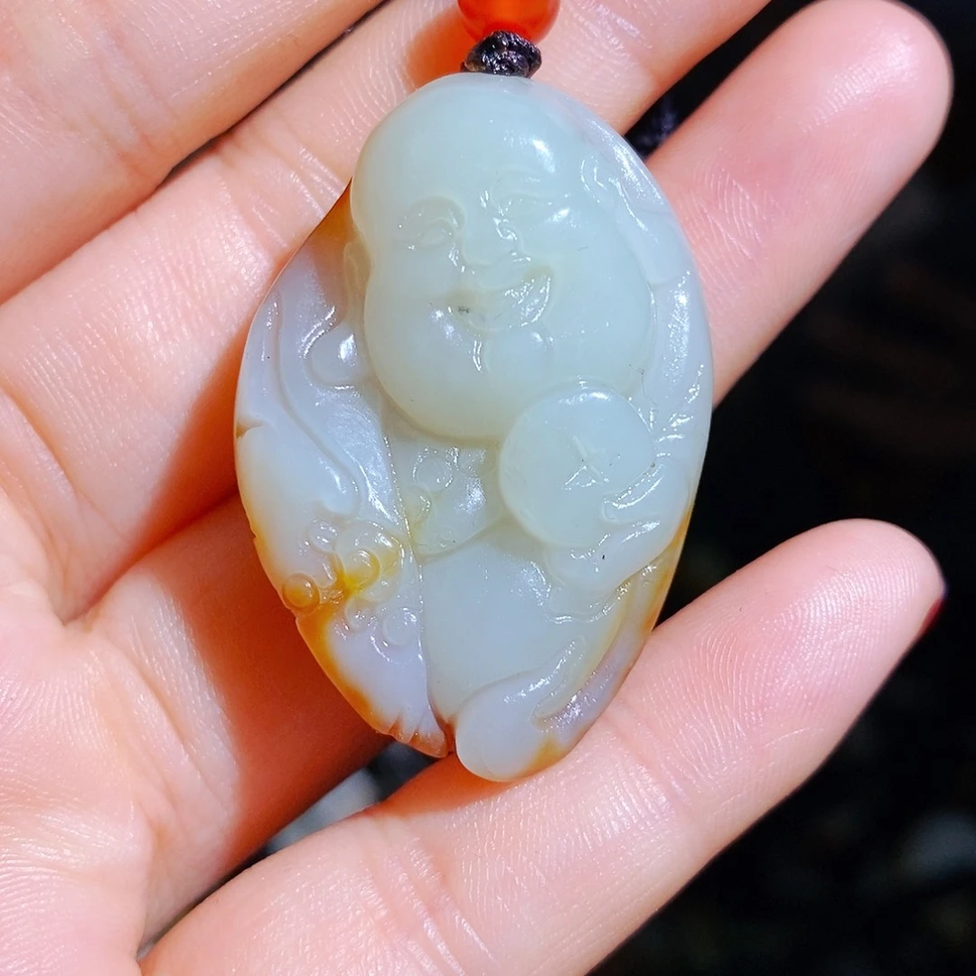 和田玉颈饰未镶嵌