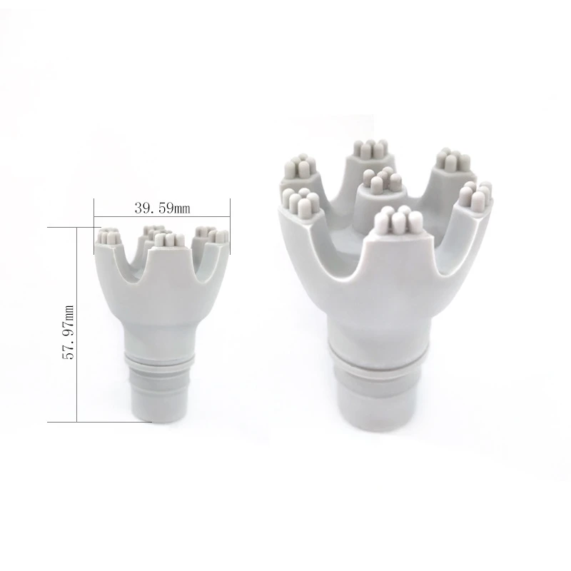 现货速发筋膜枪按摩头13/15/16/18/19硅胶替换配件头筋膜枪改装头