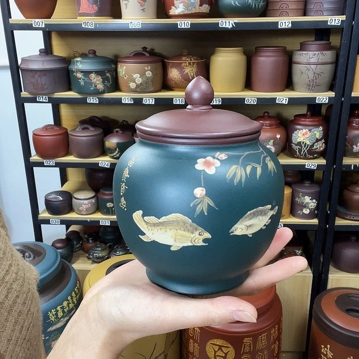 紫砂茶叶罐紫砂茶叶罐