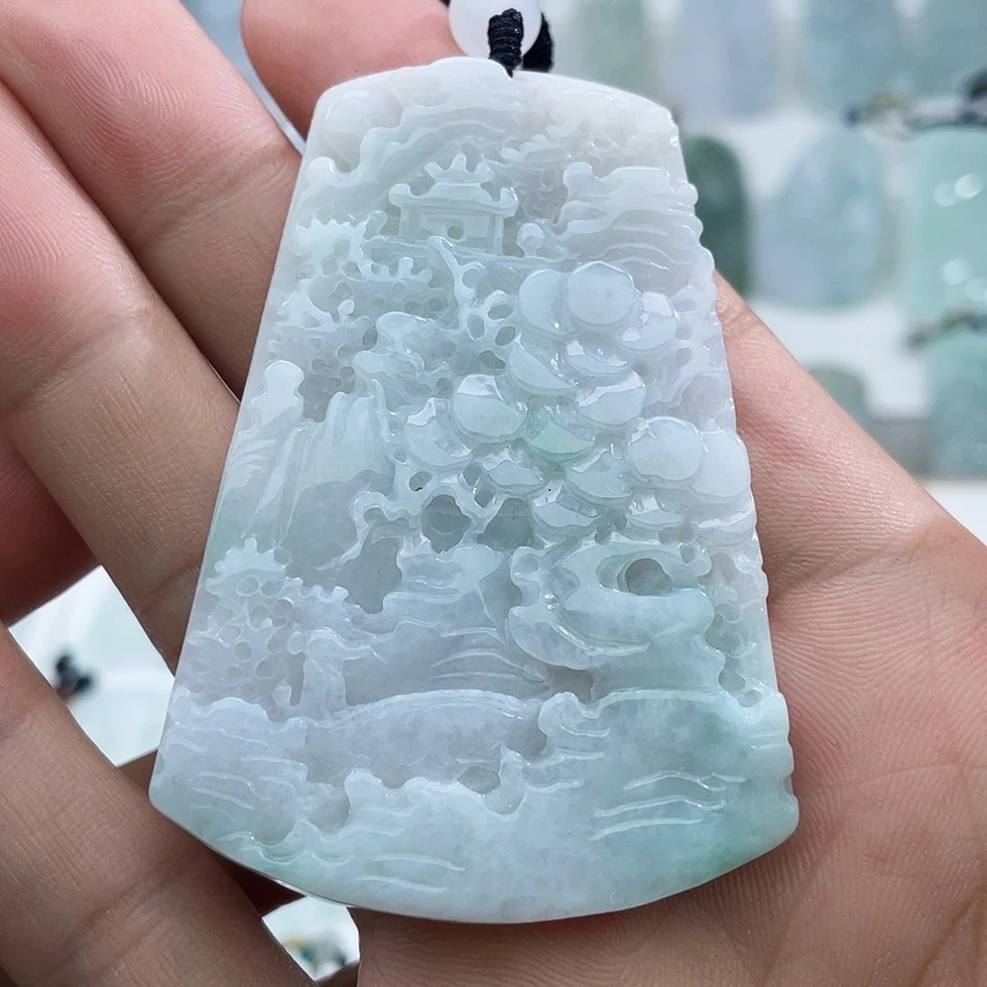 颈饰未镶嵌翡翠翡翠