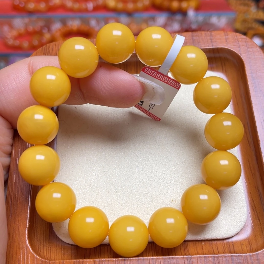 蜜蜡未镶嵌手链手串