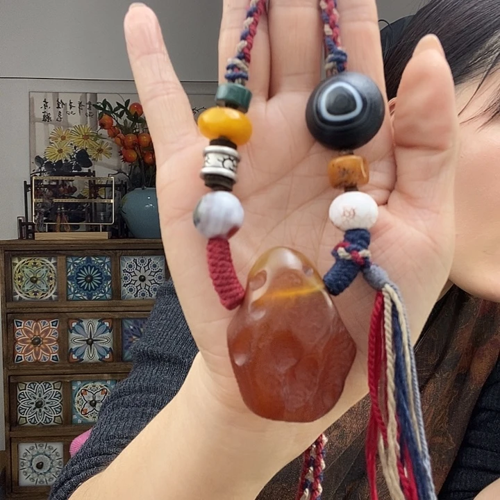 蜜蜡项链未镶嵌项链