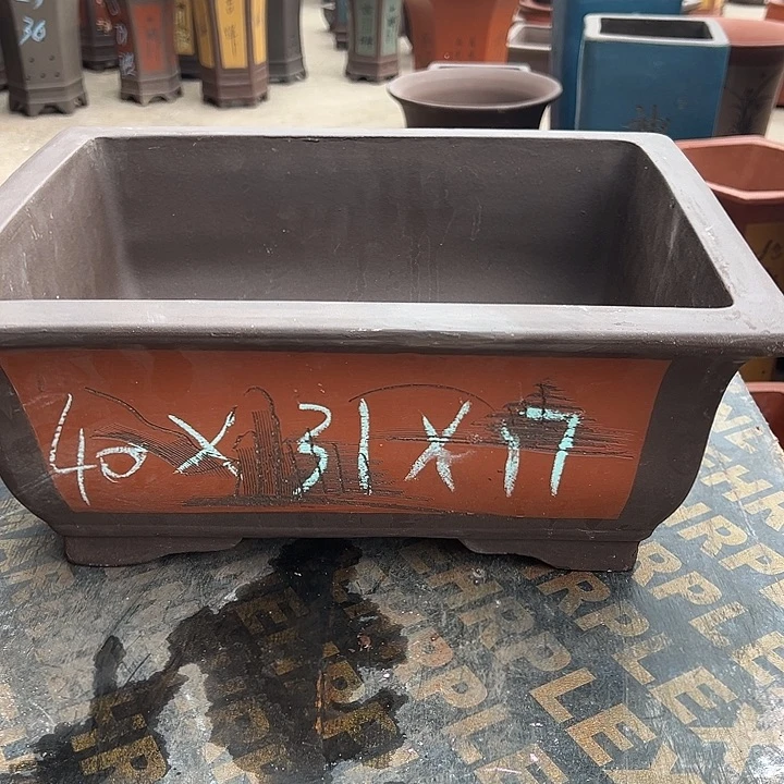 紫砂花盆透气花盆