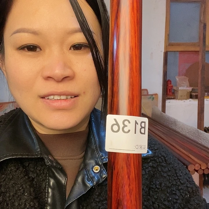 风车木（黑檀木）远**待紫檀武术棍健身棍