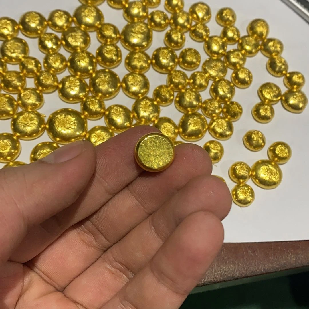 999古法实心 南非鎏金炉内提3-6克可用模具加工首饰改款品定制