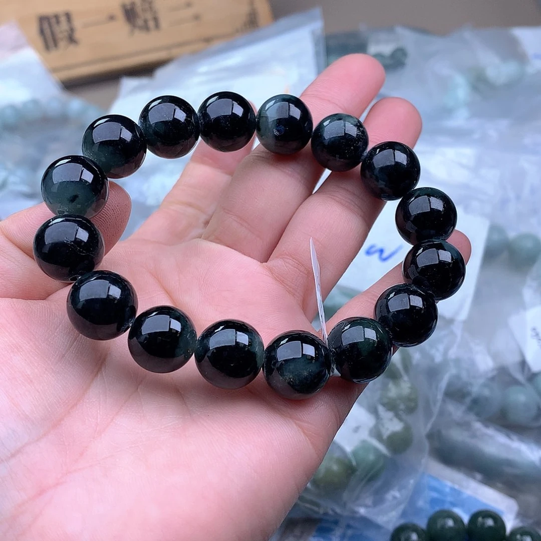 未镶嵌手链翡翠手串