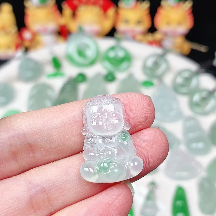 颈饰未镶嵌翡翠缅甸天然A货翡翠