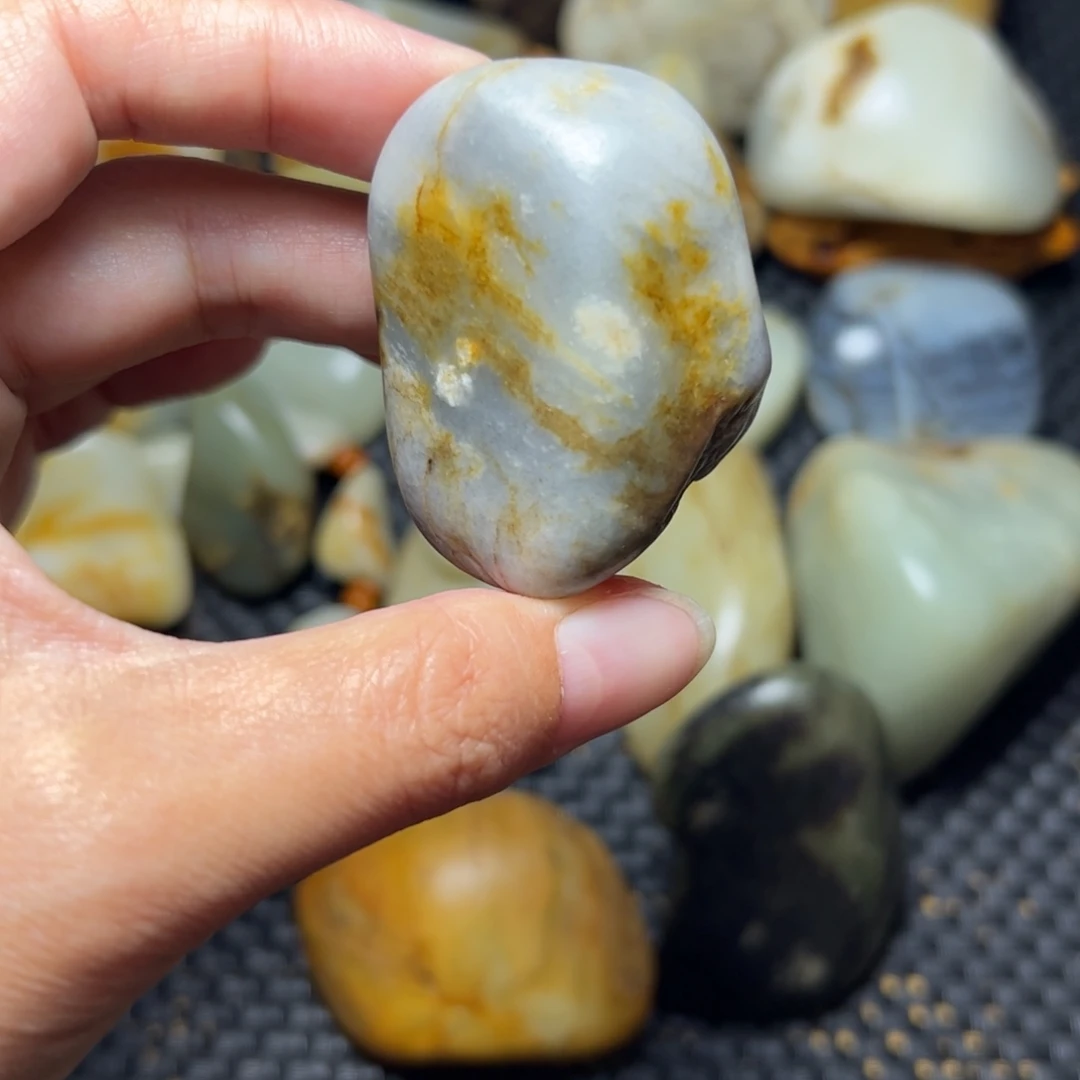 和田玉未镶嵌挂件A79