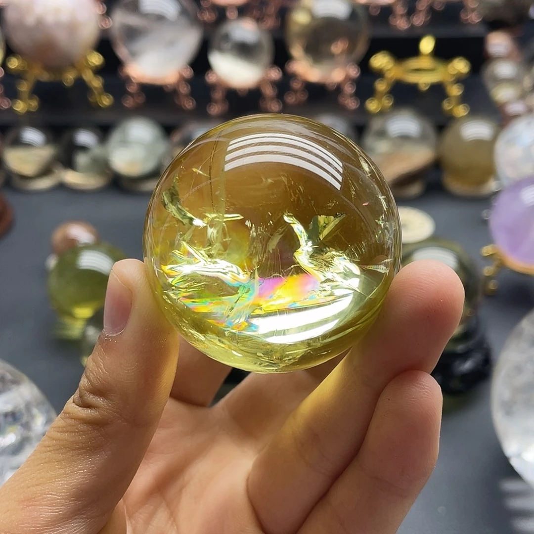 天然黄水晶未镶嵌水晶