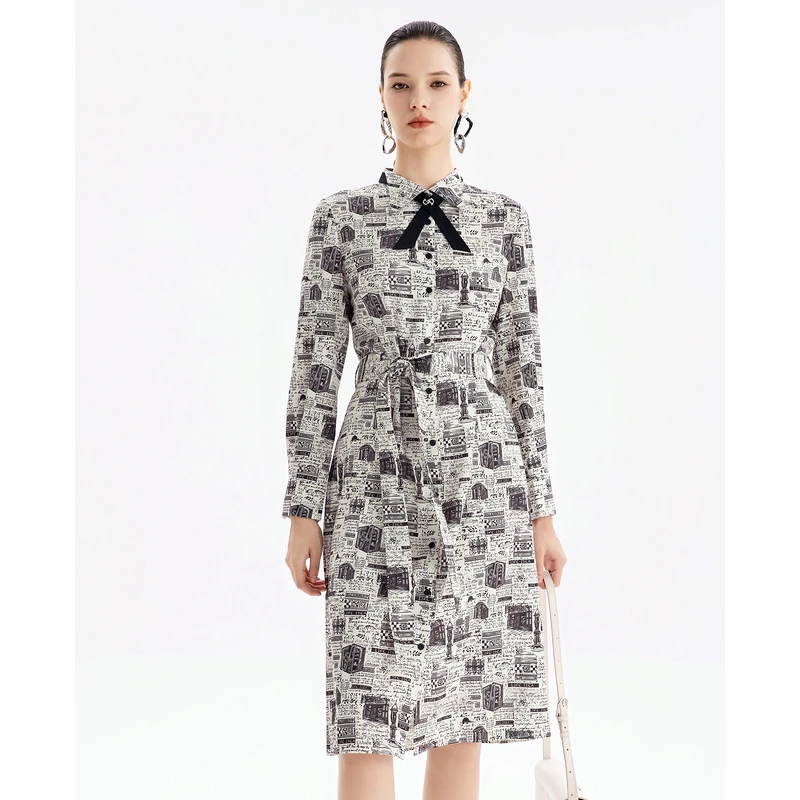 【丽公主专属】莱芙·艾迪儿长袖连衣裙1E3L94251