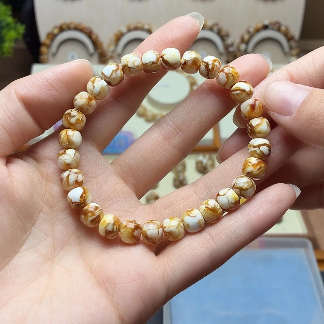 欧***裕沁色老型手串单圈手串8