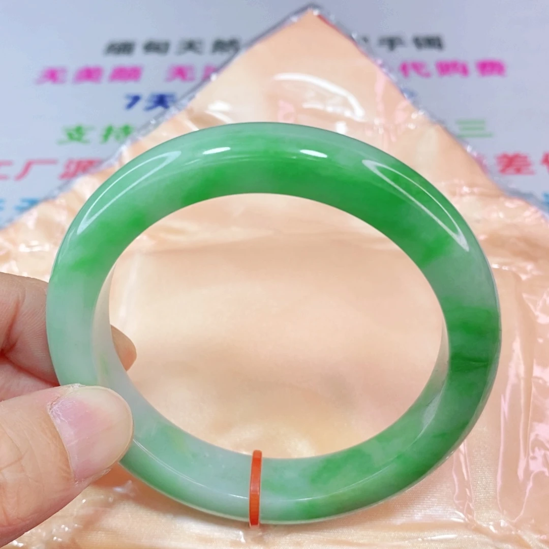 未镶嵌手镯翡翠57.2圈口正圈