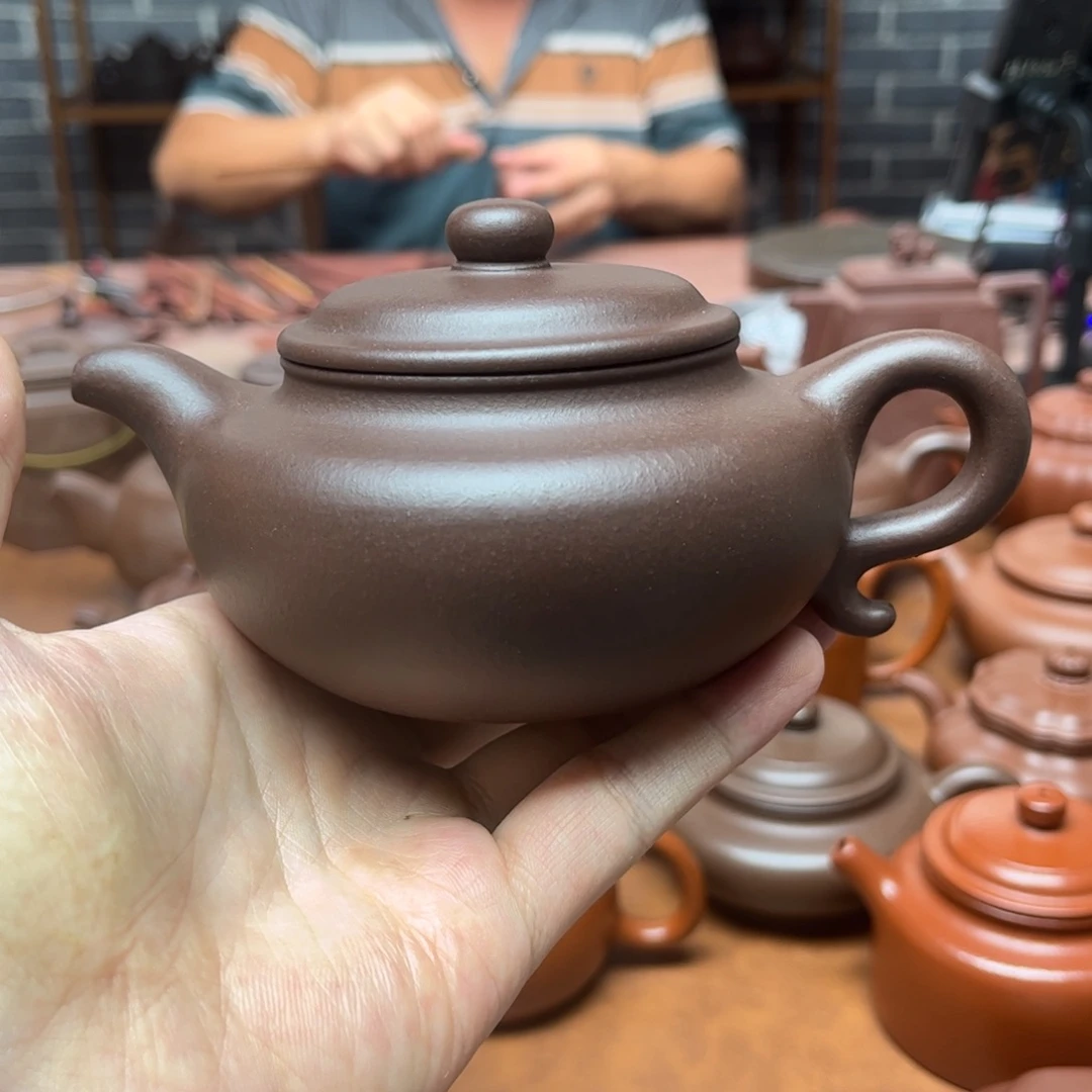 茶壶紫砂6 紫砂壶手工制作一手货源230c c