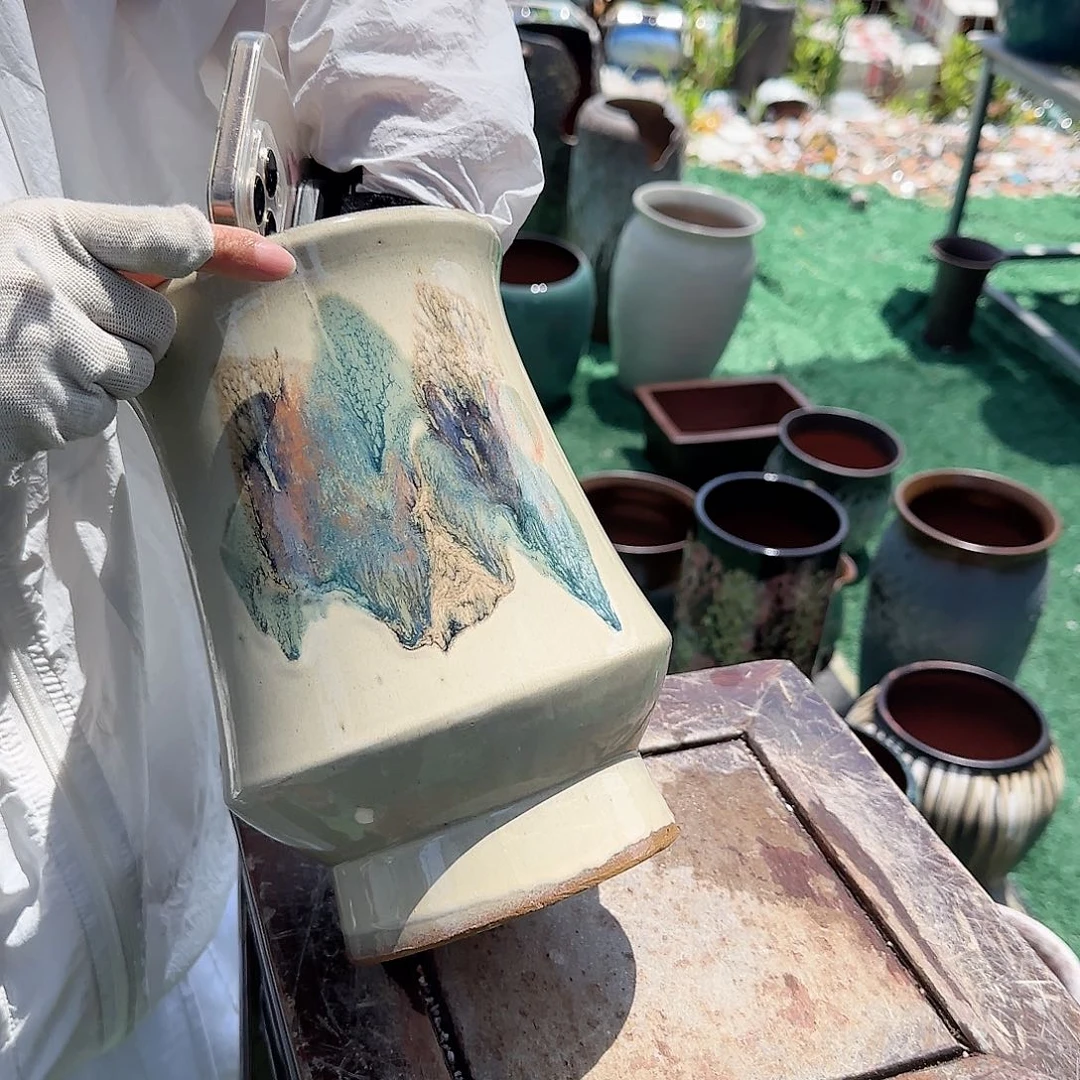 紫砂花盆王嫂花盆0701-733高24口16