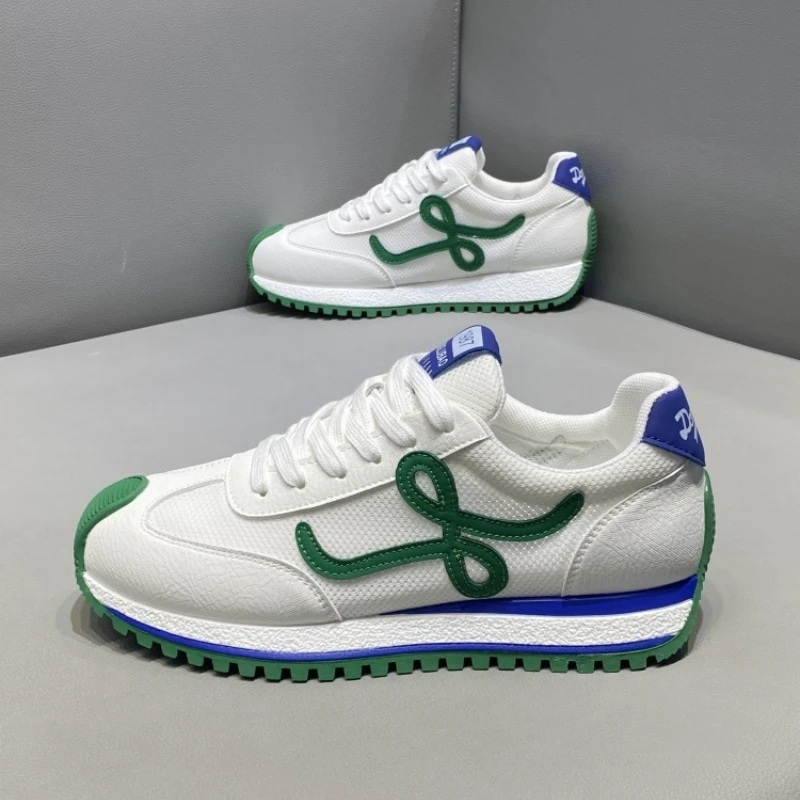 男鞋2025春季新款透气休闲运动鞋防滑软底阿甘鞋男款潮牌鞋子男款