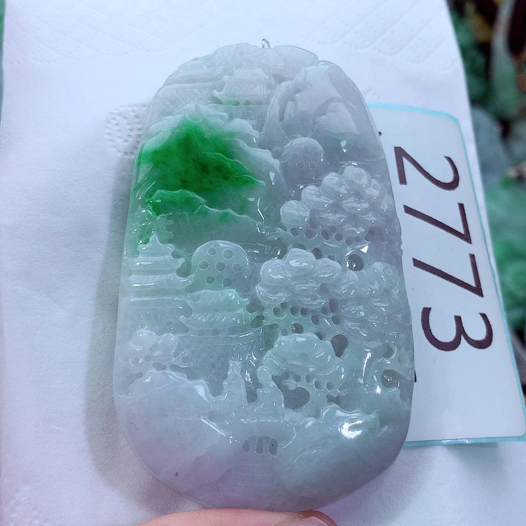 吊坠(不含链)未镶嵌翡翠