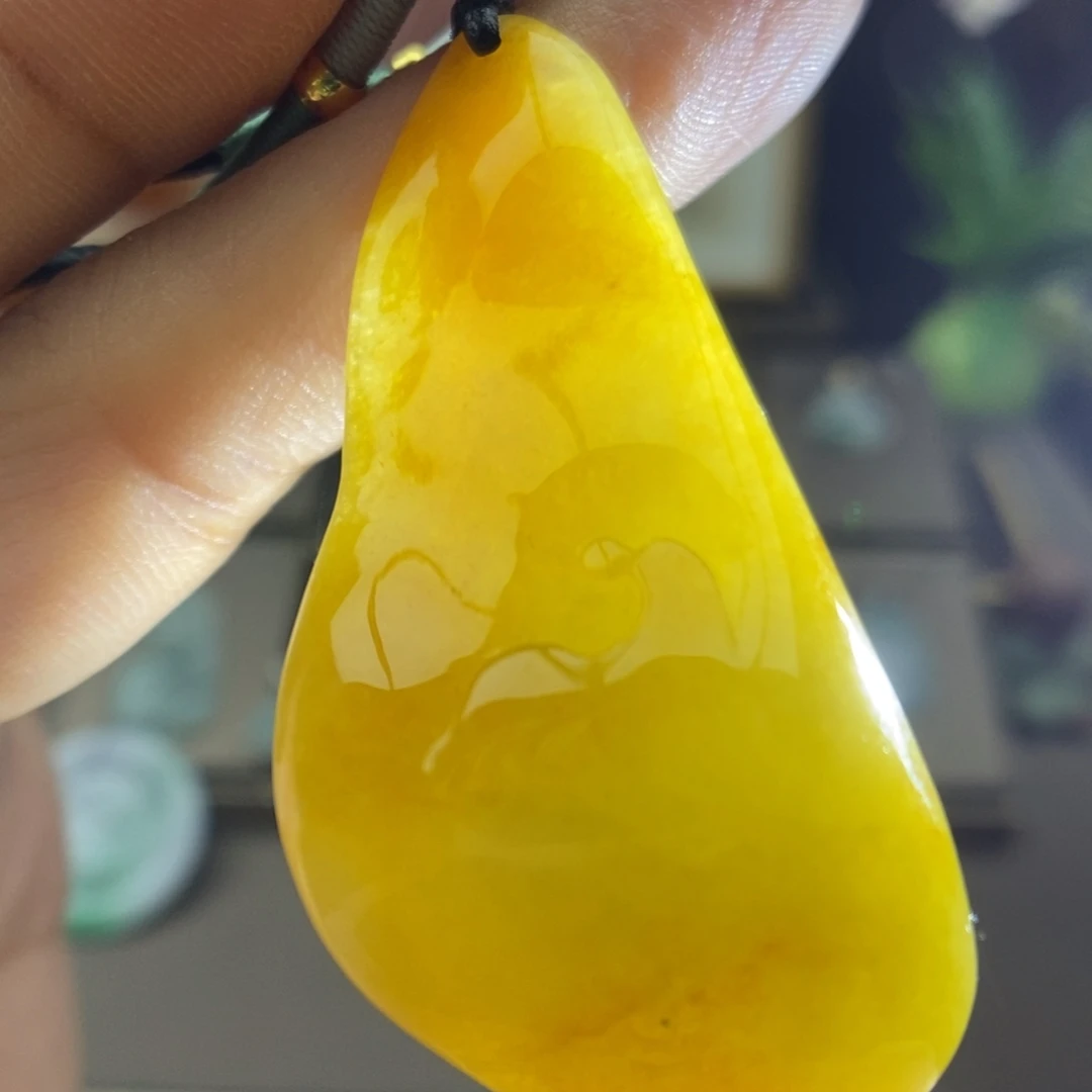 翡翠未镶嵌颈饰吊坠17