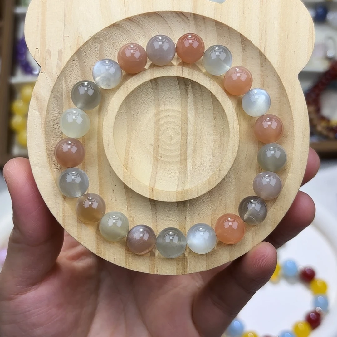 石英石纯铜月光高级感手串