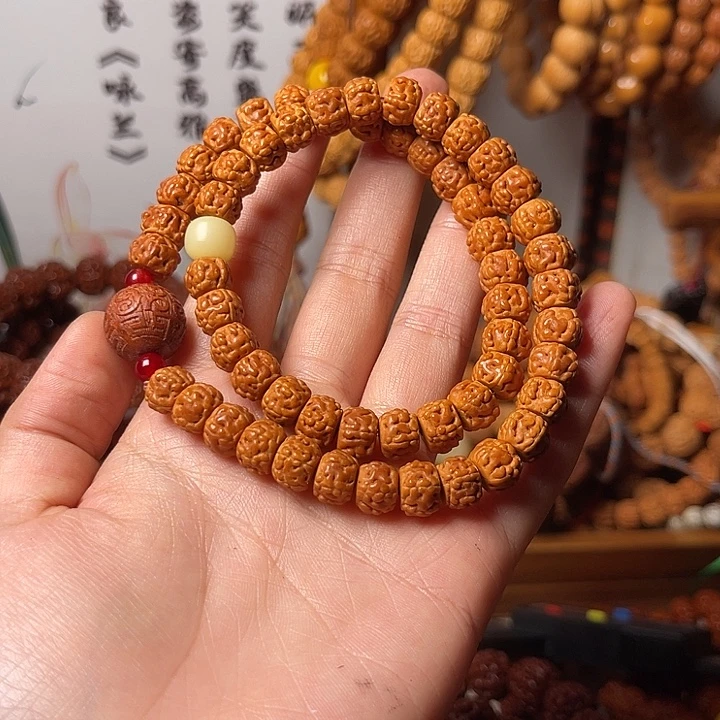 吊坠金刚菩提原皮双圈