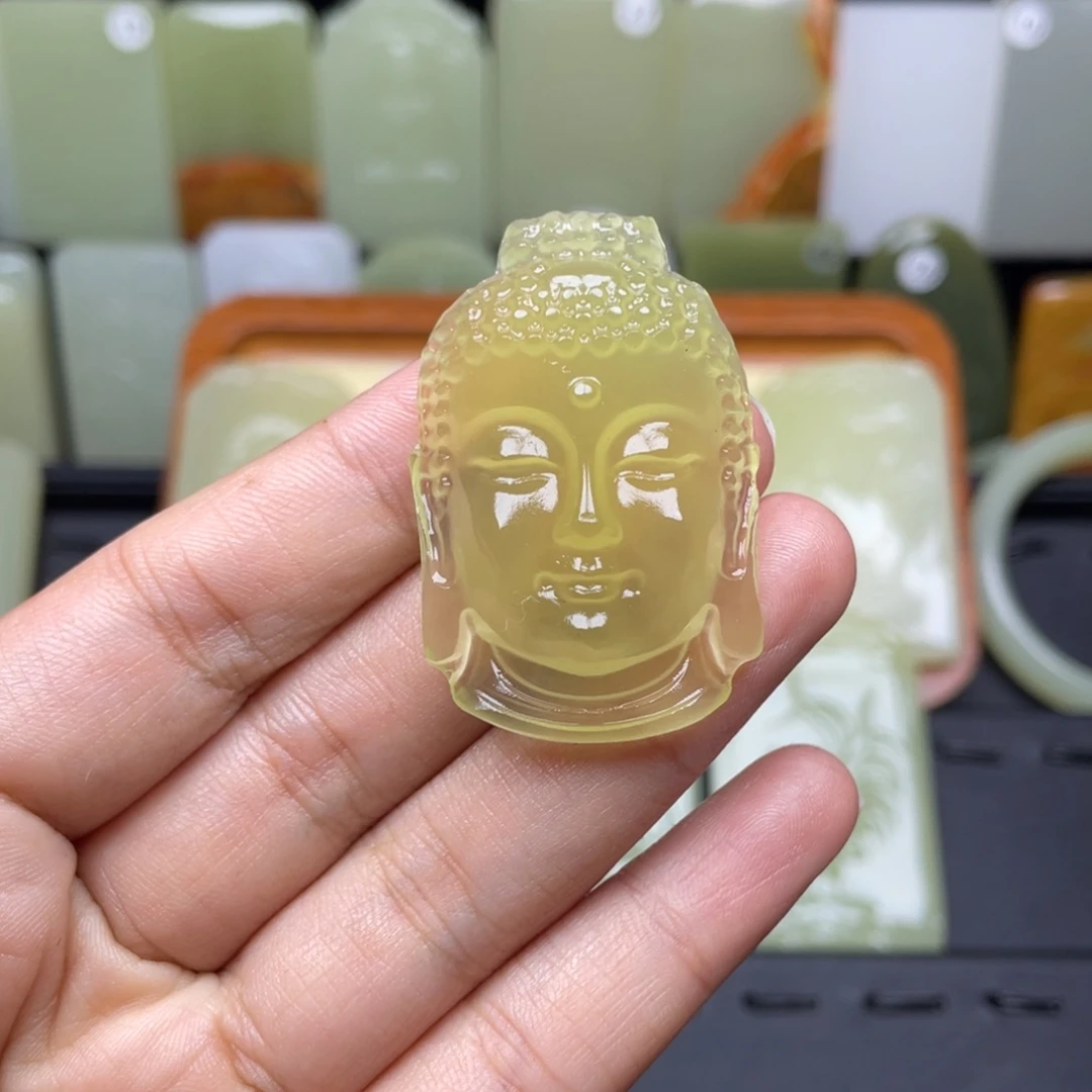 平安无事挂件佛头