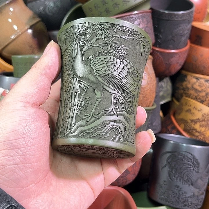 茶杯紫砂全手工紫砂主人杯