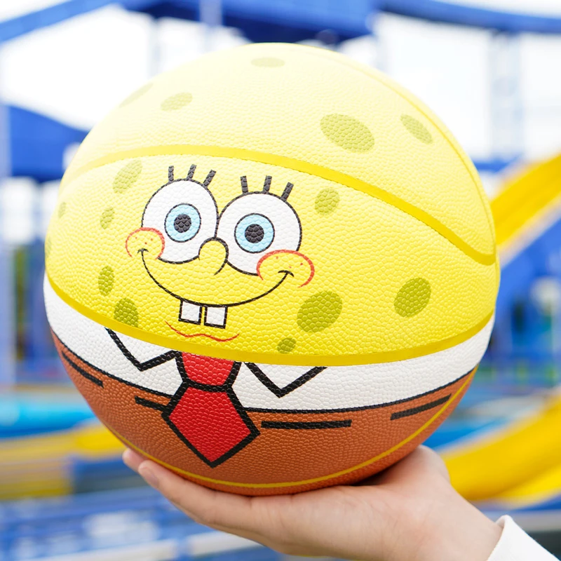 海绵宝宝篮球7号正品派大星刻字定制生日礼物儿童5号女生6号耐磨