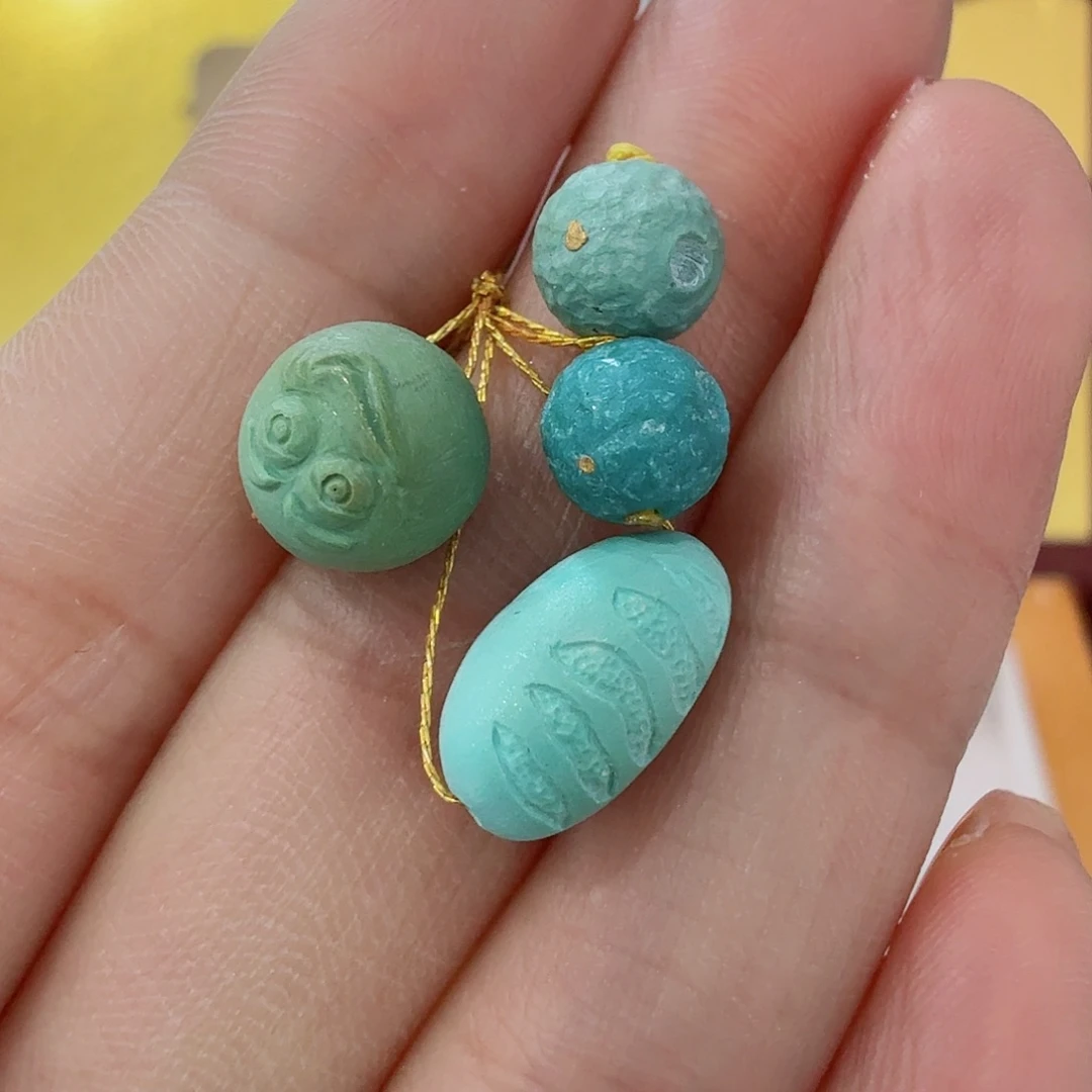 未镶嵌绿松石珠宝奇石