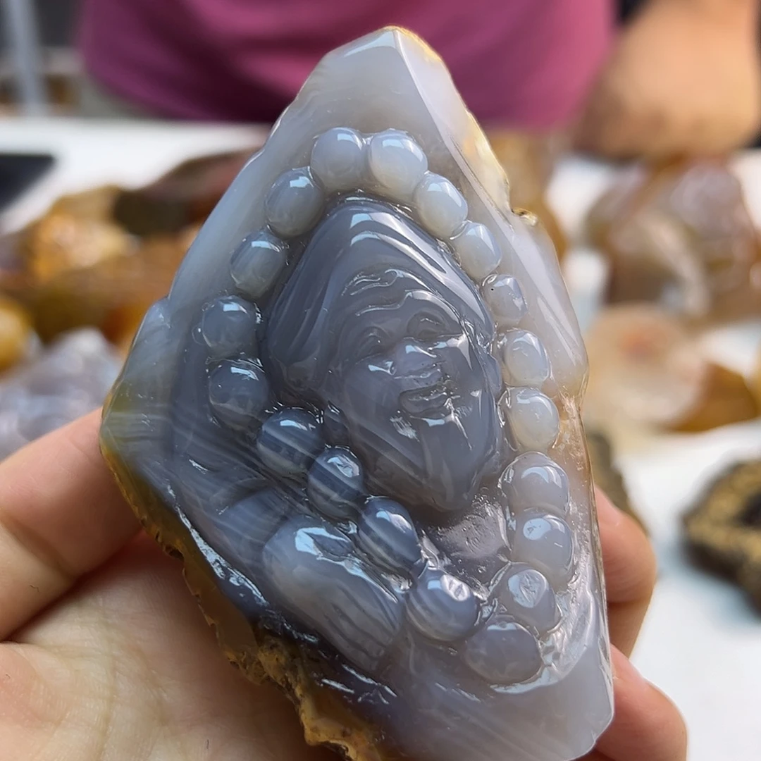 玛瑙/玉髓未镶嵌颈饰