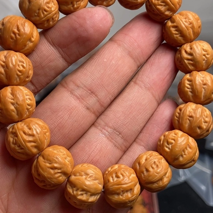 猴头核桃手串今天