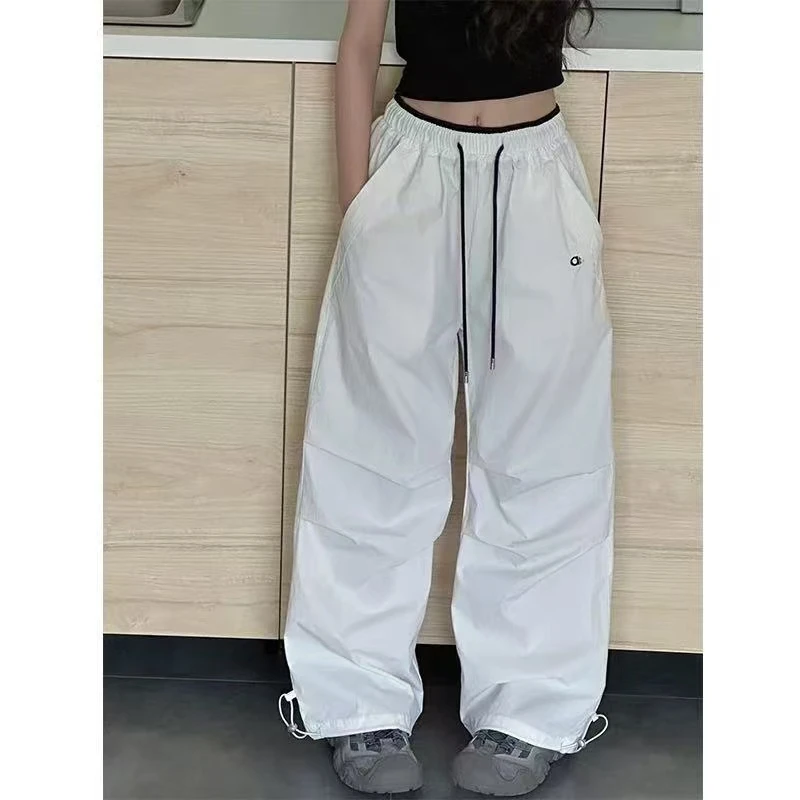 6301-AQ新款松紧抽绳水洗工装裤