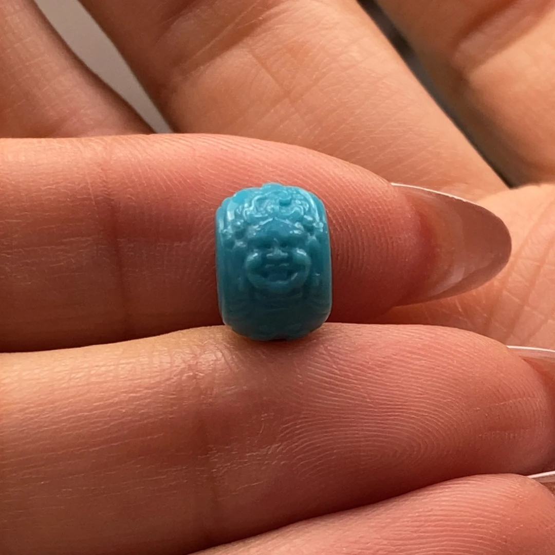 未镶嵌绿松石挂件王*王