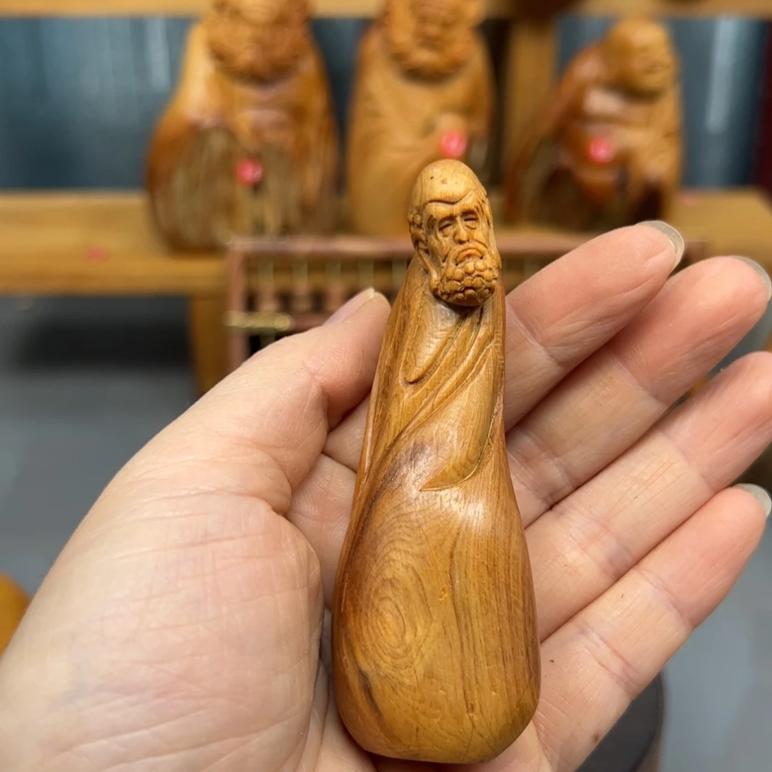 柏木崖柏木摆件手把件，