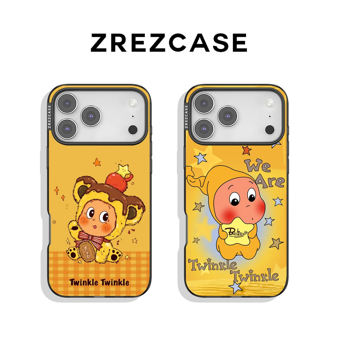 ZREZ 原创 [ 星星人 ] 适用苹果iPhone17ProMax防摔个性手机壳