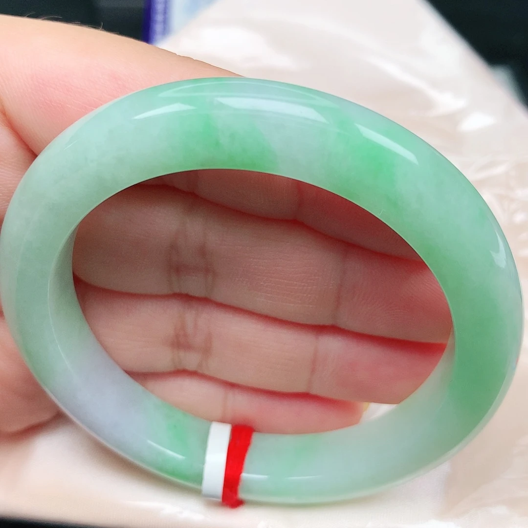 未镶嵌手镯翡翠59果阳绿